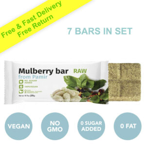 Raw Mulberry Fruit Bar – Pack of 7 Bars
