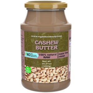 Cashew Nussaufstrich 1kg | Alle natürliche Nussbutter 1kg Eine Zutat | | Kein Zucker Hinzugefügt | Veganer Aufstrich | Pflanzliches Protein (Cashew 1 kg)
