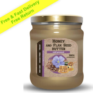 Flaxseed Butter Spread with Buckwheat Honey